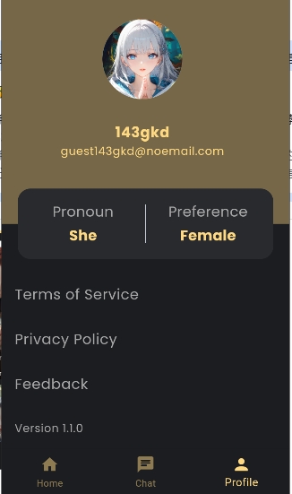 hugme ai免费聊天app最新版1.1.0官方版截图0